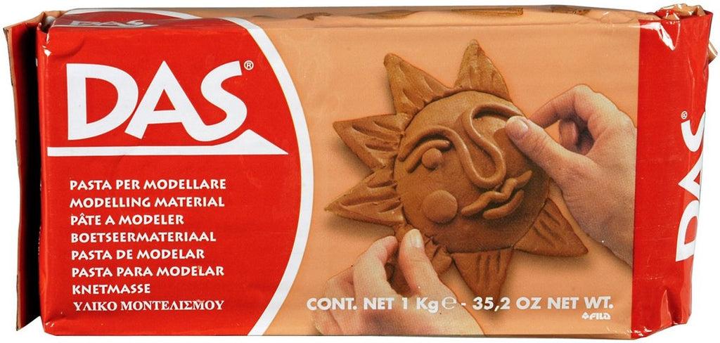 Das klei terracotta – zelfhardende klei van 1 kg voor boetseren