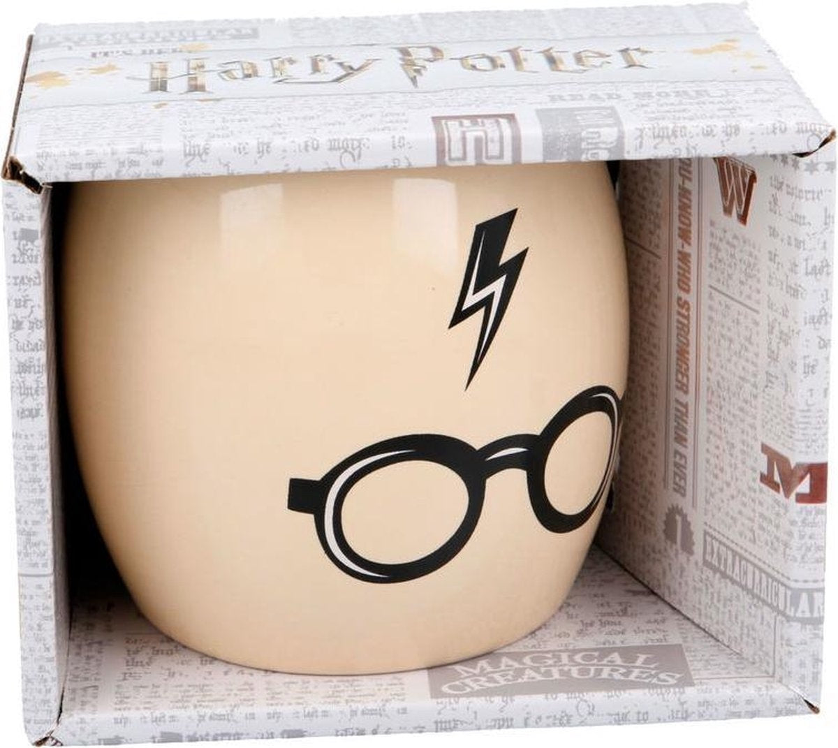 Harry Potter – bliksemschicht en bril keramische globe mok – 380ml