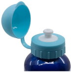 Disney's stitch aluminium drinkfles – 400 ml – lichtgewicht – lekvrije schroefdop – drinkfles voor kinderen – donkerblauw/lichtblauw