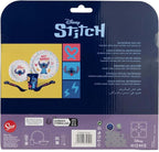 Disney's stitch kinderservies – 5-delig – herbruikbaar – inclusief bord, kom, bestek en beker – vaatwasser- en microgolfbestendig & bpa-vrij – wit/blauw