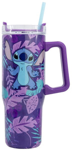 Stor roestvrij staal stitch xl thermo mok 940ml paars kinderen