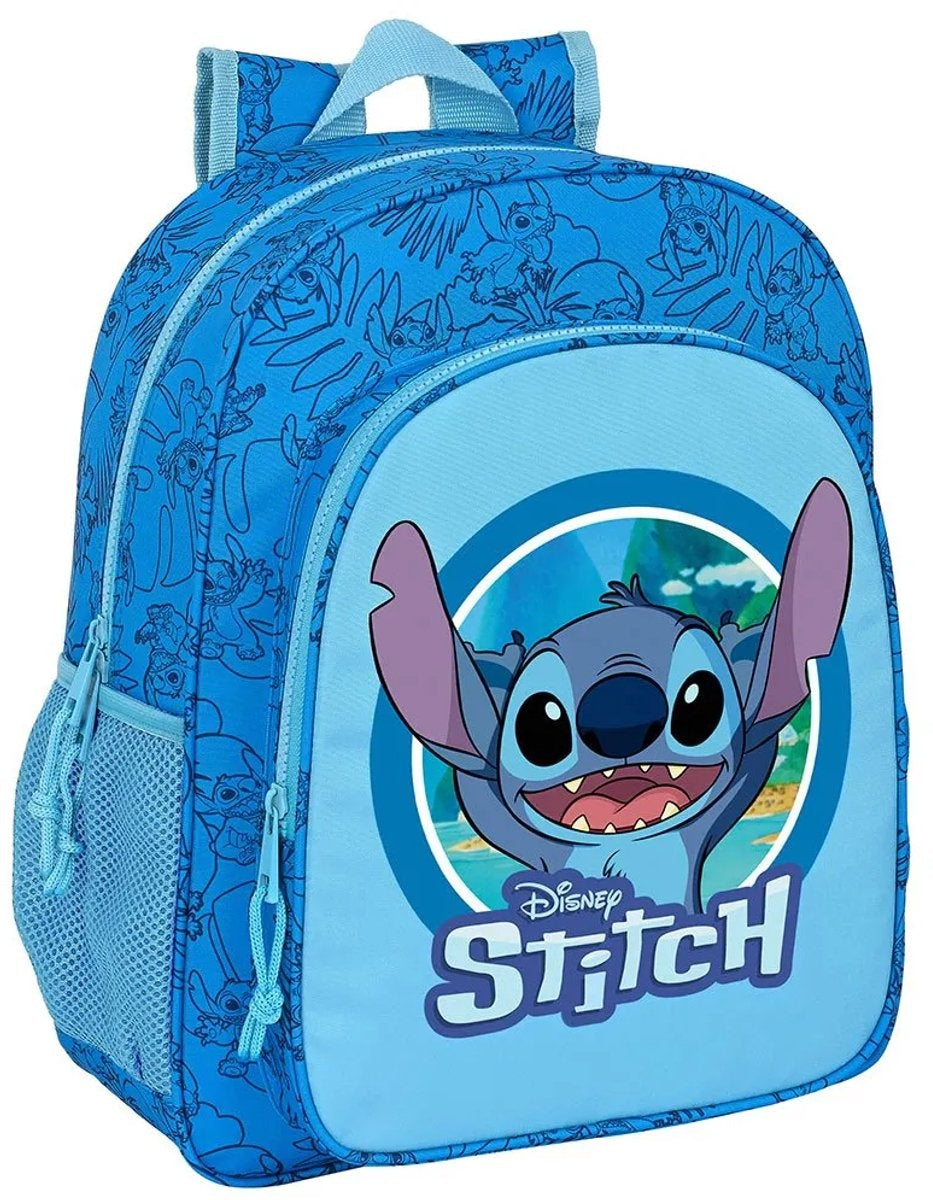 Disney lilo & stitch rugzak, true blue – 38 x 32 x 12 cm – polyester