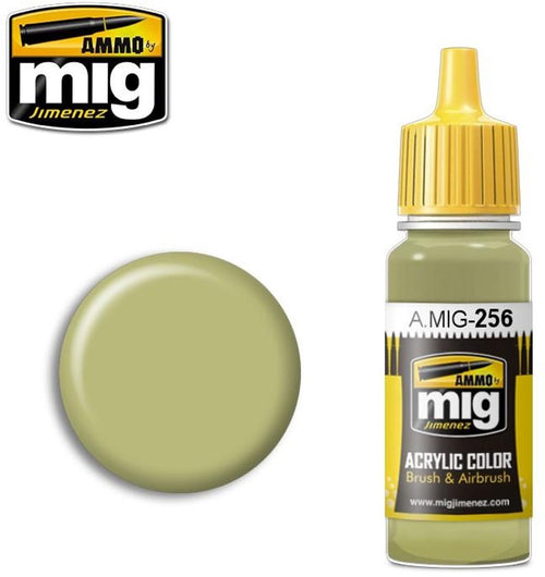 Ammo by mig jimenez hobbyverf acrylverf – mig 0256 rlm 84 graublau – acryl verf flesje – 17 ml