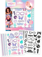 Wow generation tattoo set voor meisjes- 50 tattoos in kleur en zwart- wit