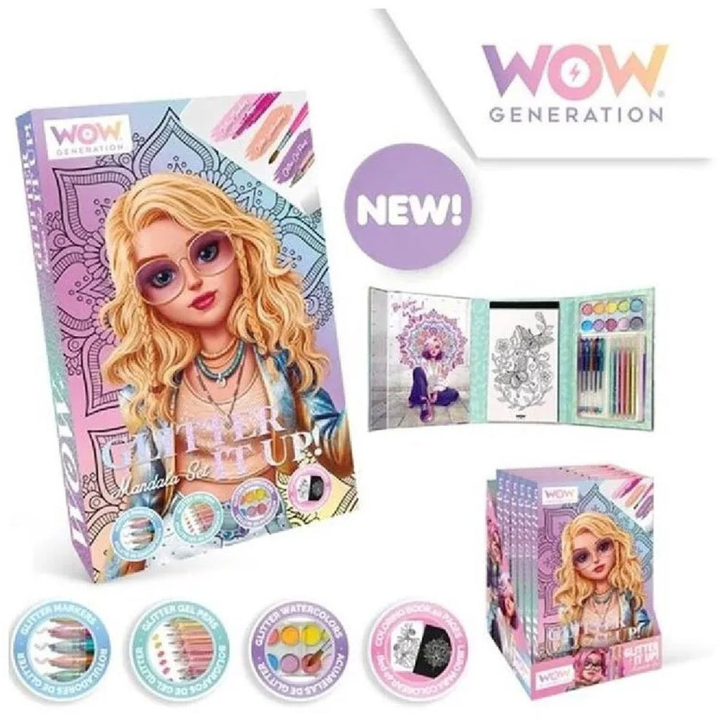 Wow generation mandala art set veelkleurig