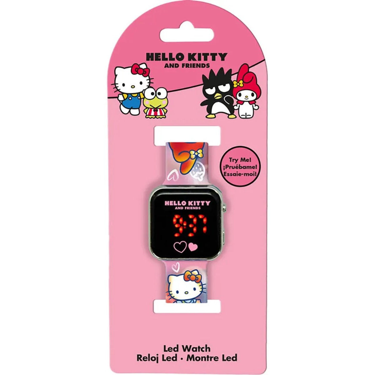 Hello kitty hello kitty led-horloge veelkleurig