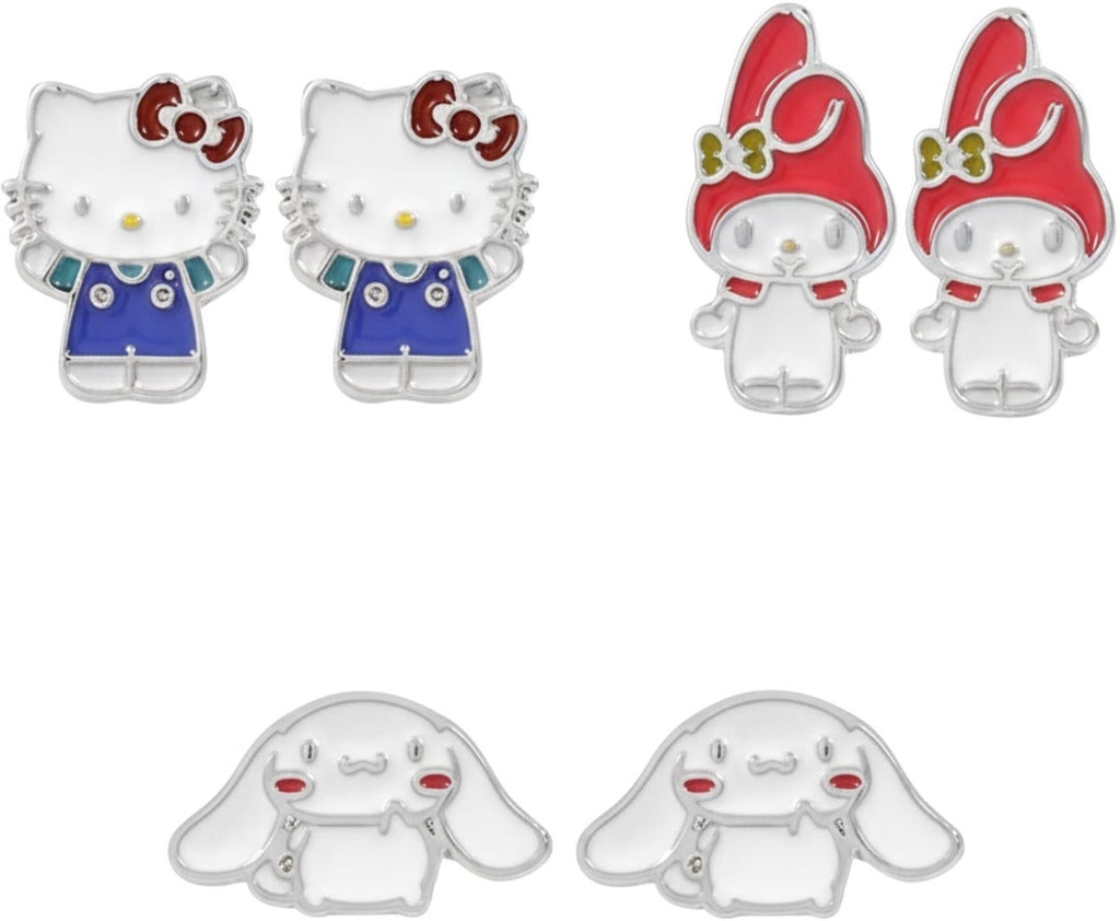 Hello kitty & friends 3-delige oorbellen set
