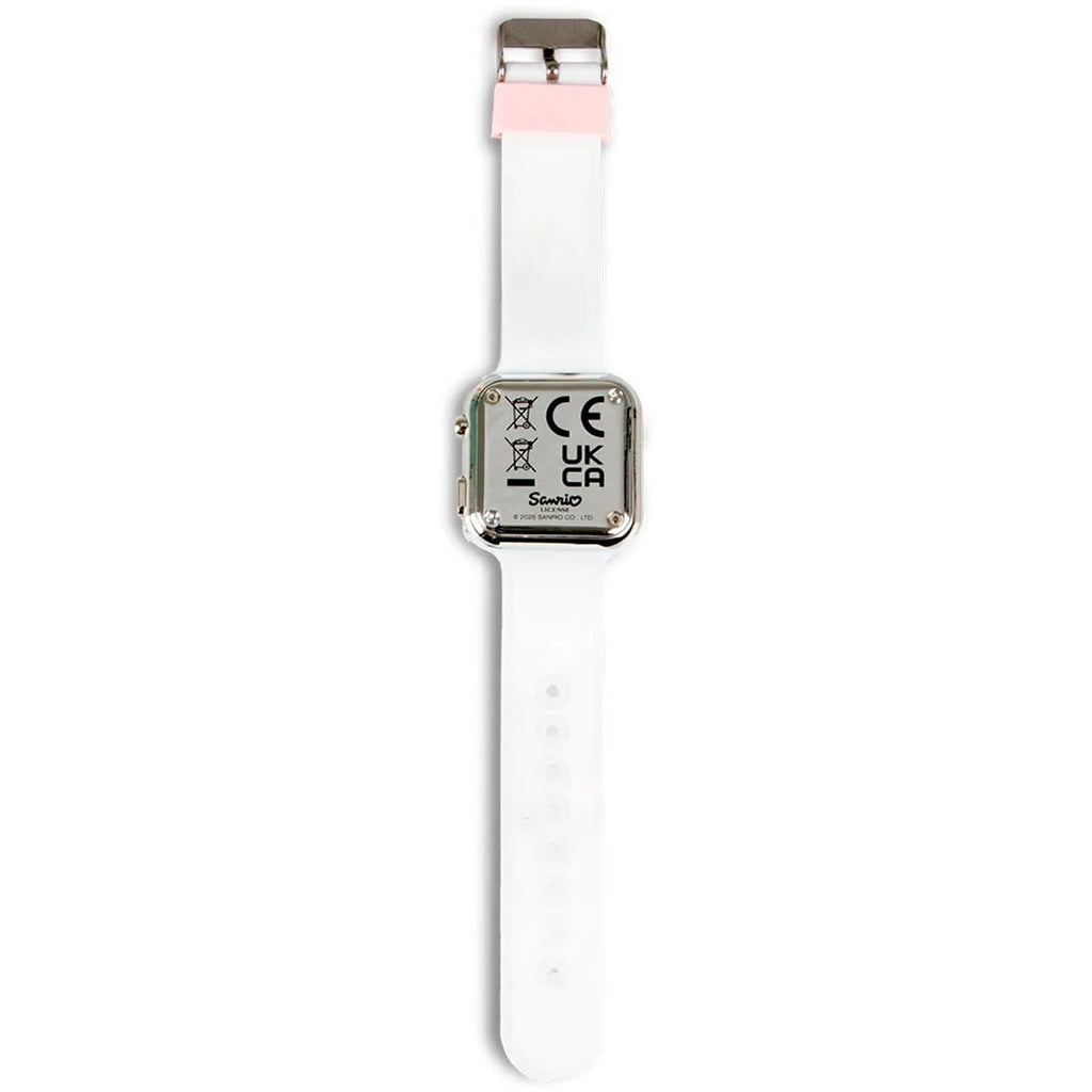 Hello kitty & friends cinnamoroll led kinderhorloge – digitaal horloge met led-display – verstelbare siliconen band – officieel sanrio kinderhorloge
