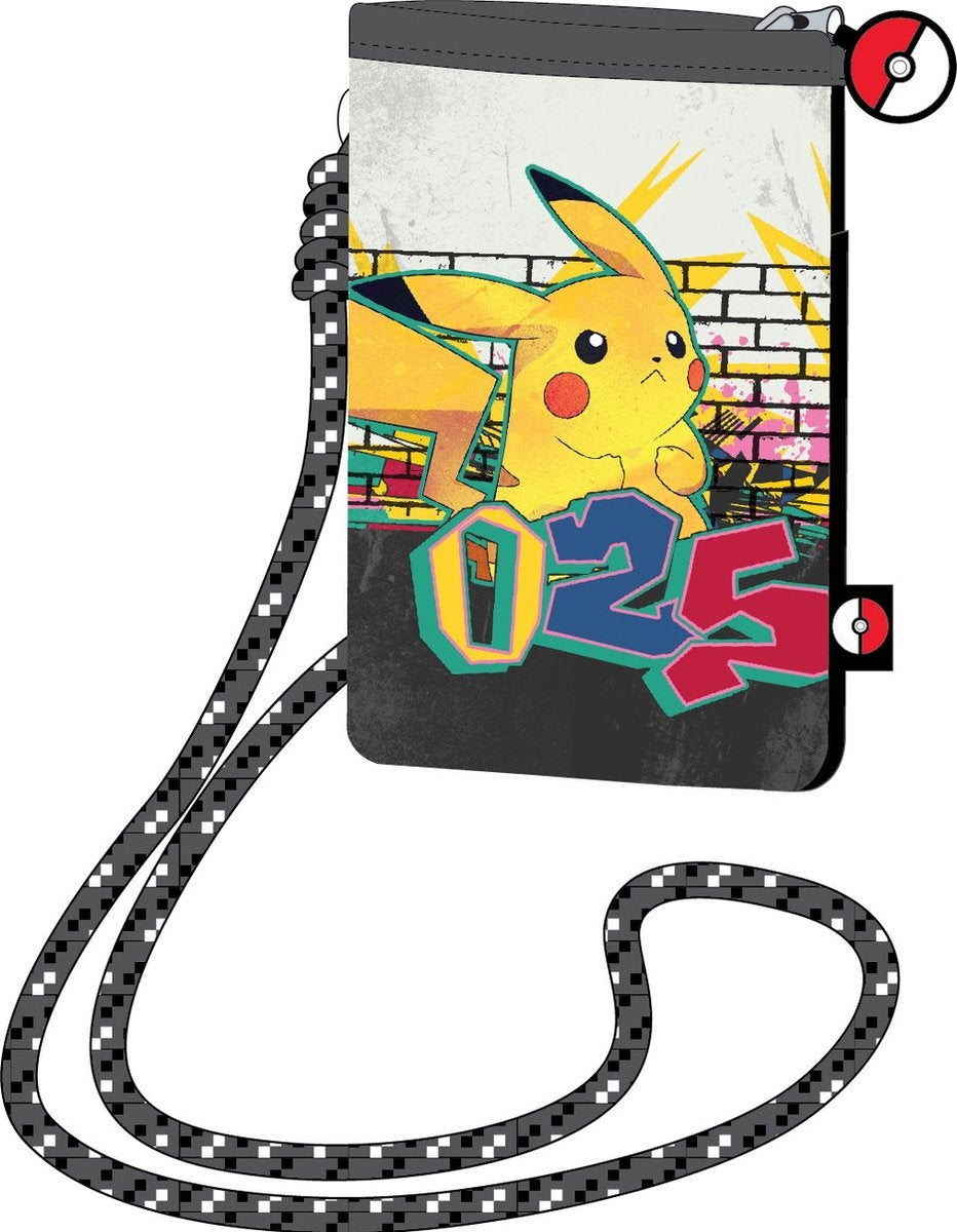 Pokémon telefoontasje pikachu 025 – 18 x 10 – polyester