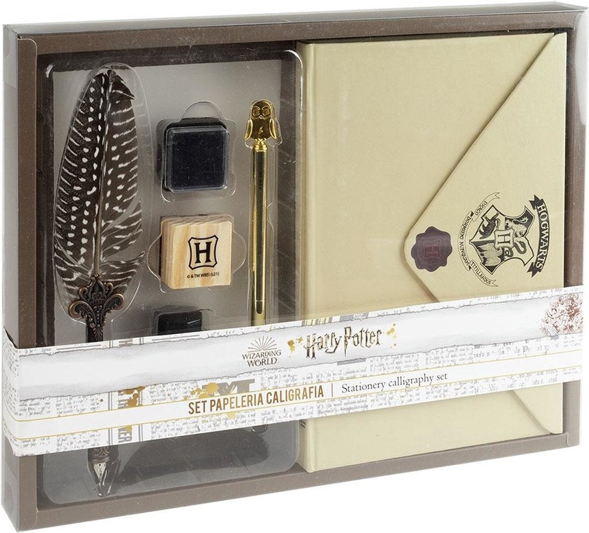 Harry Potter notebook en pen luxe schrijfset hogwarts – 6 onderdelen