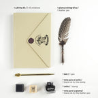 Harry Potter notebook en pen luxe schrijfset hogwarts – 6 onderdelen