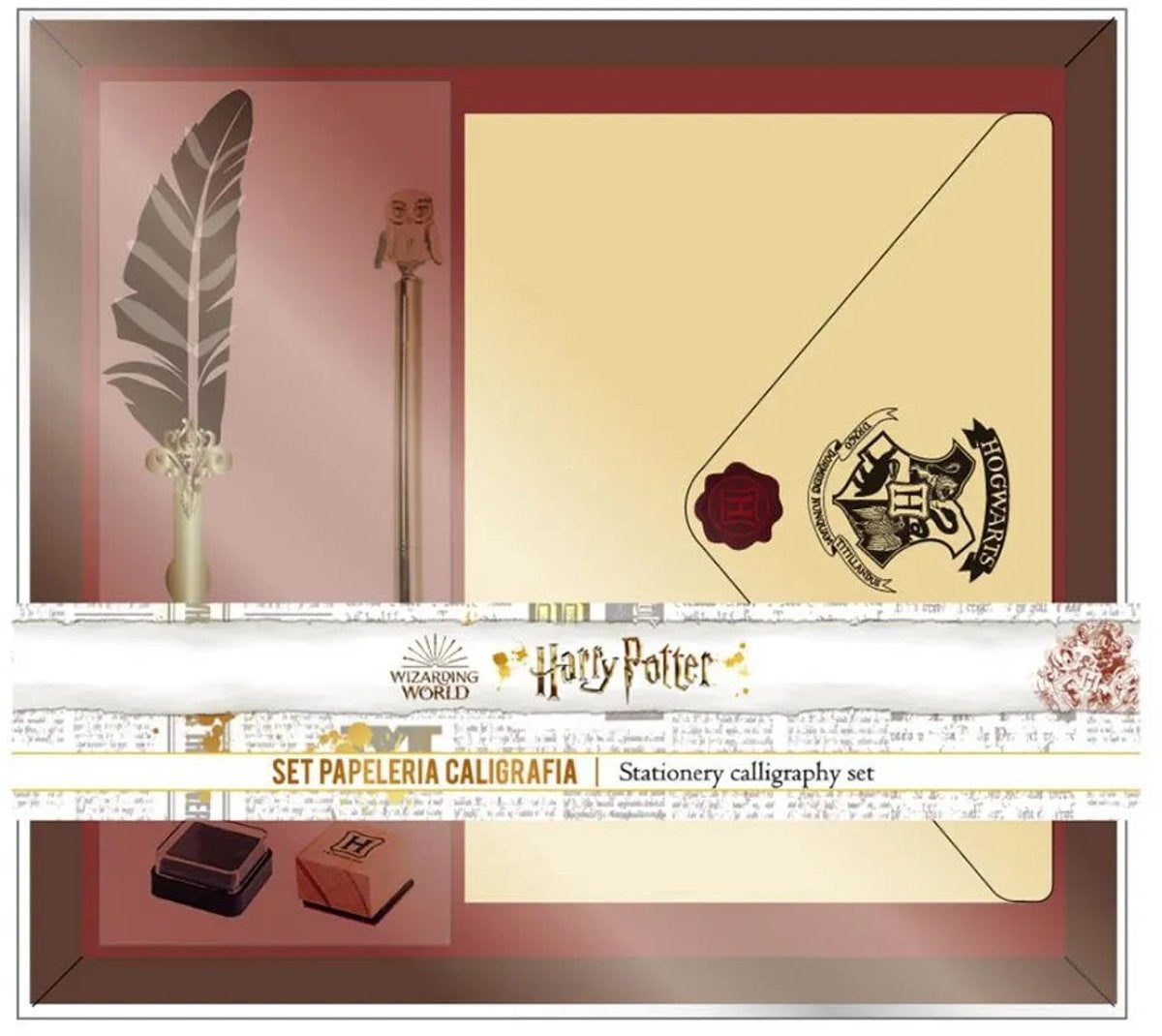 Harry Potter notebook en pen luxe schrijfset hogwarts – 6 onderdelen