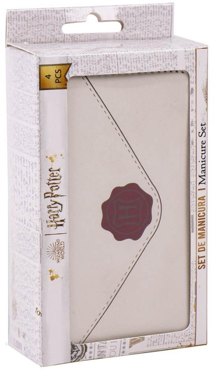 Manicure set Harry Potter red beige