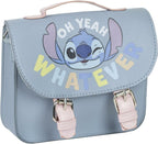 Handtas stitch blauw 18.5 x 16.5 x 5.3 cm