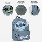 Disney stitch rugzak grijs surf shack – hoogte 42cm