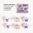 Disney lilo en stitch alien heart haarspeld, elastiek in een doos