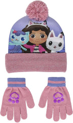 Gabby's poppenhuis winterset meisjes muts en handschoenen