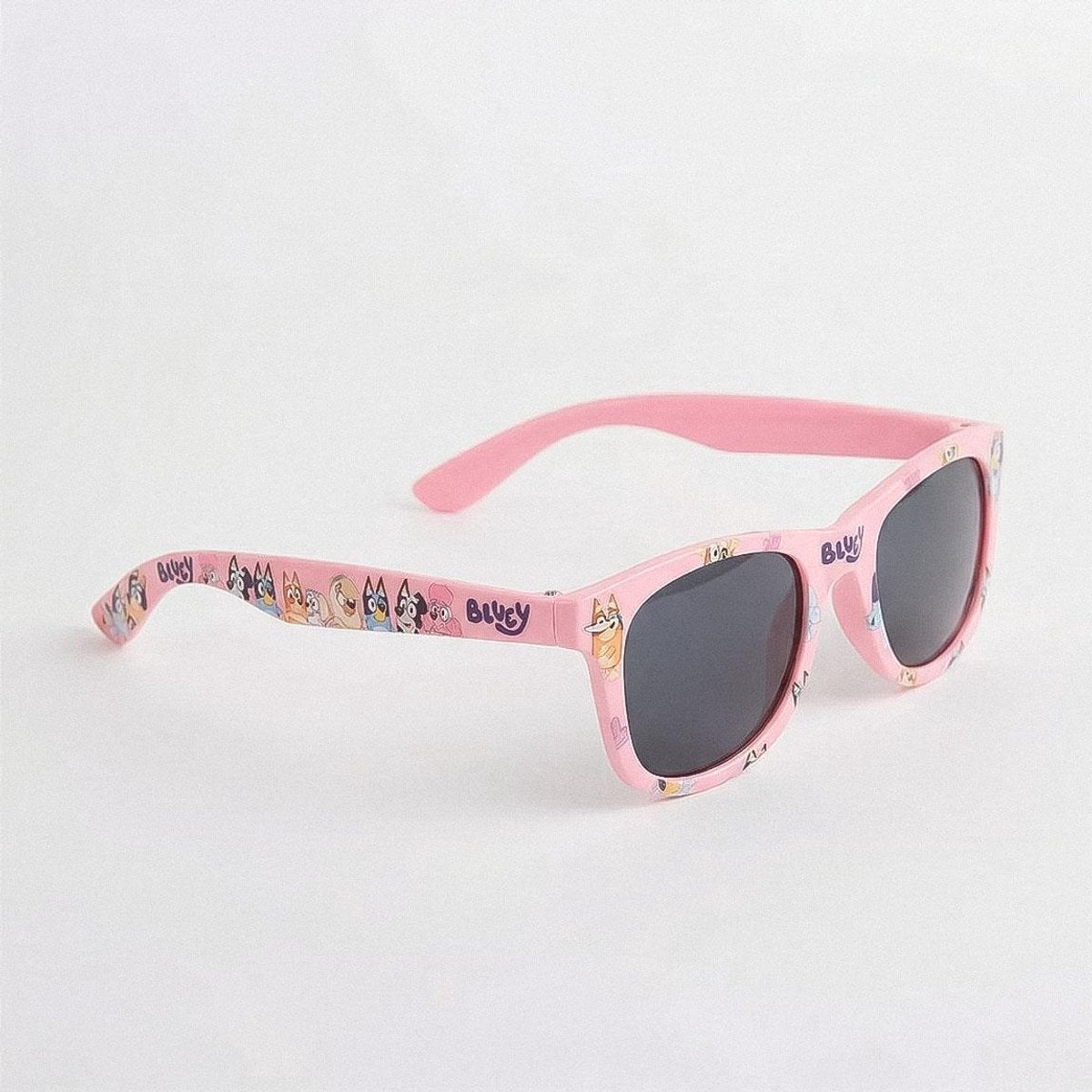 Bluey pet en zonnebril meisjes – uv400 bescherming – roze – officieel gelicenseerd