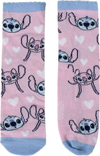 Lilo en stitch sokken – maat 35/38 – kindersokken – lilo en stitch kleding – sokken – 3 paar – grappige sokken – sokken kinderen – kindersokken jongens en meisjes – disney sokken k