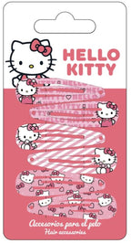 Hello kitty haarclips, 6 stuks
