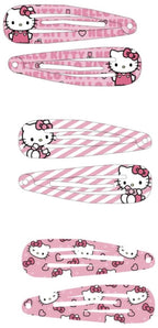 Hello kitty haarclips, 6 stuks