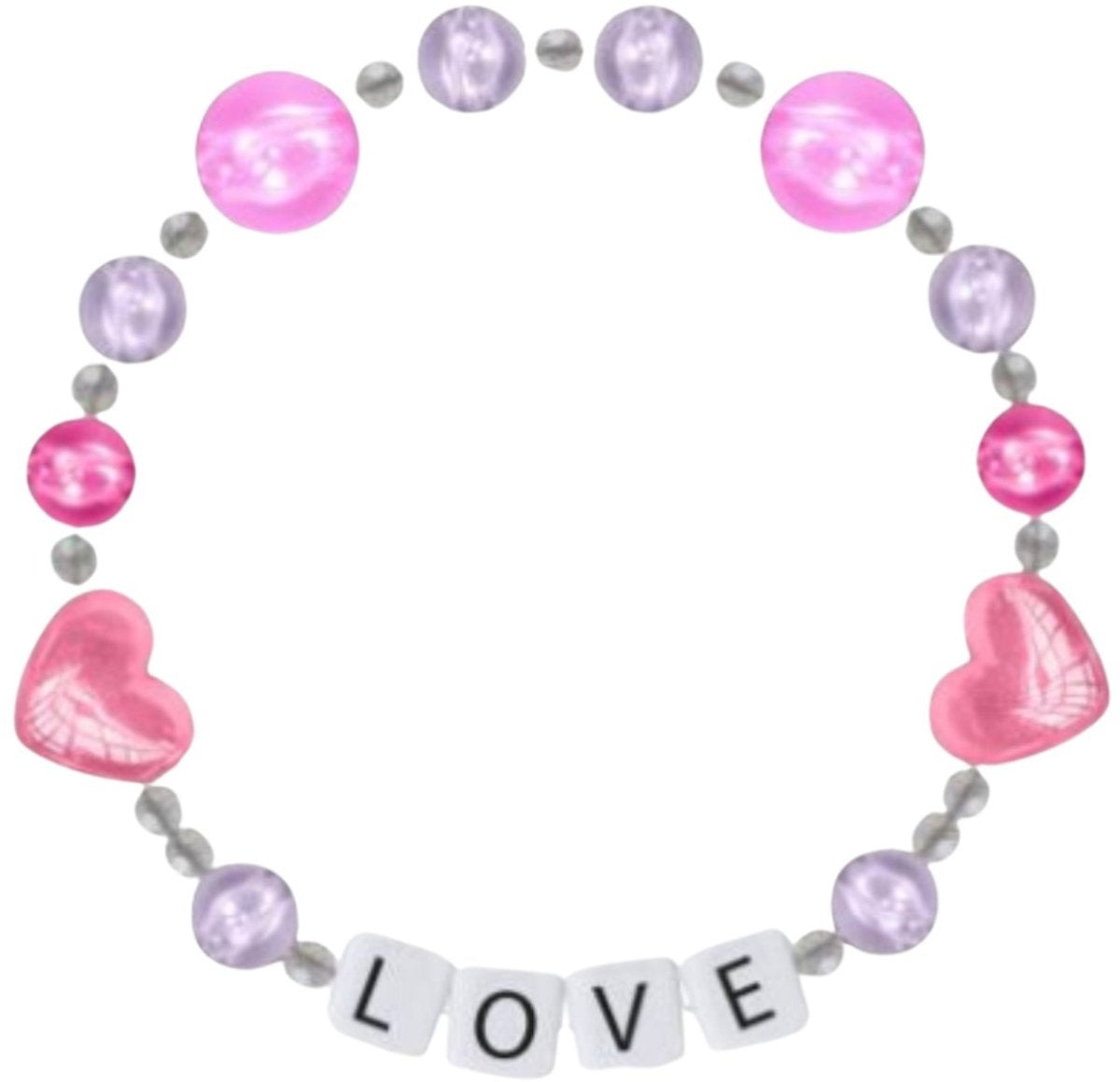 Hello kitty 3-delige armbanden setje love