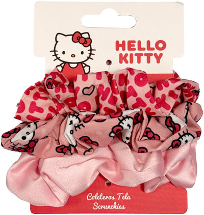 Hello kitty scrunchie haarbandset van 3