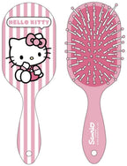 Hello kitty stripes haarborstel 20 cm