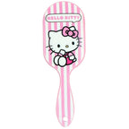 Hello kitty stripes haarborstel 20 cm