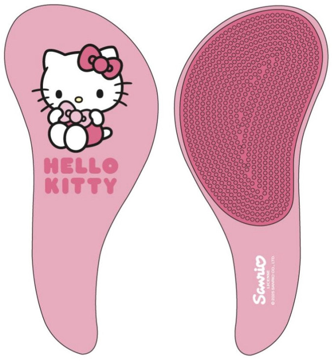 Hello kitty bows haarborstel 20 cm