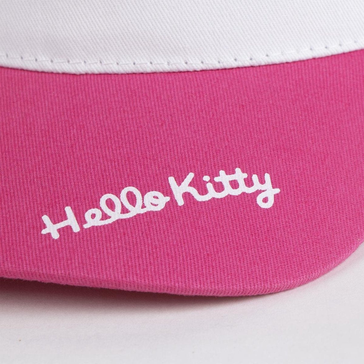 Hello kitty pet – kinder pet met strik – roze/wit – meisjes