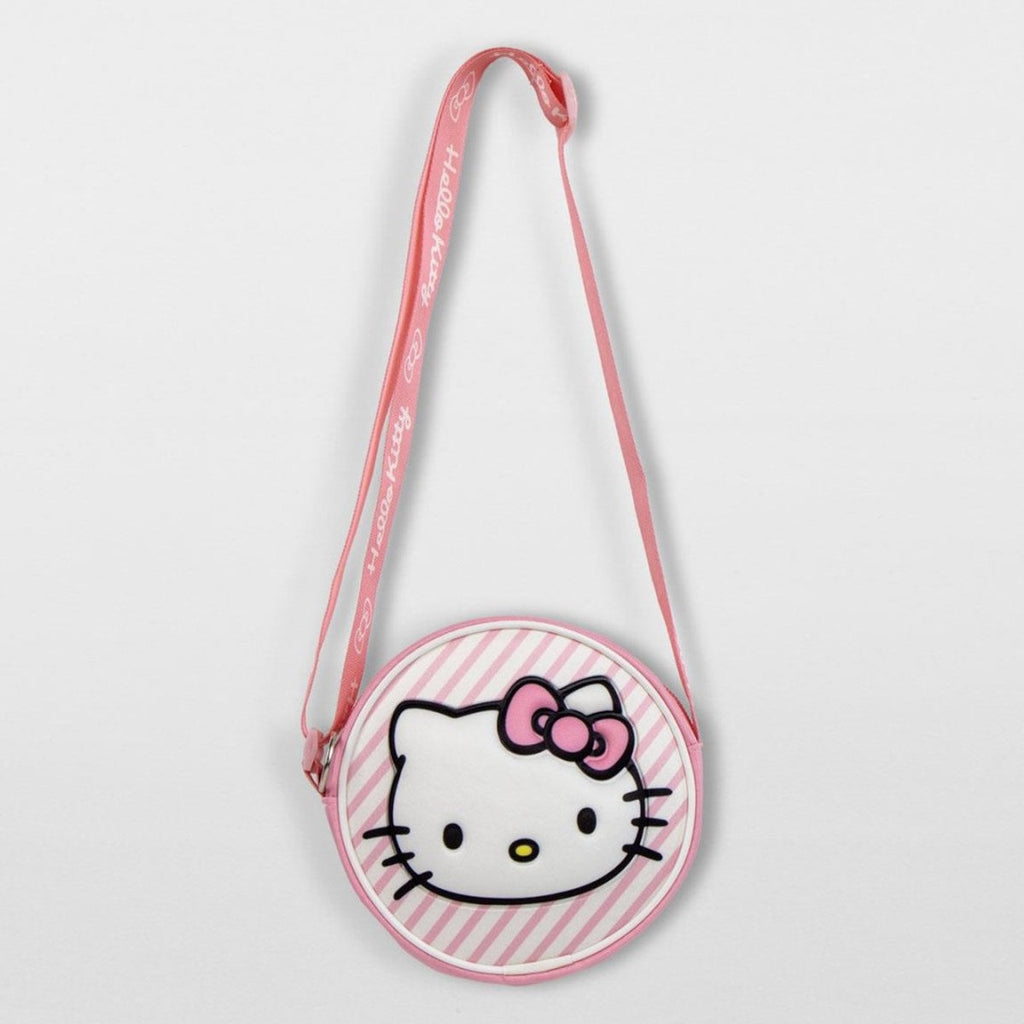 Hello kitty kindertasje face, 3d, 14 cm doorsnede