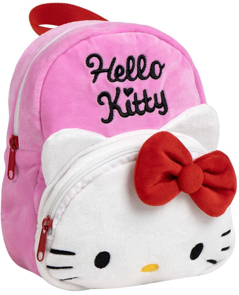 Hello kitty rugzak meisjes – peuter rugzak 3d – roze – hoogte 22 cm x breedte 20cm x diepte 6cm