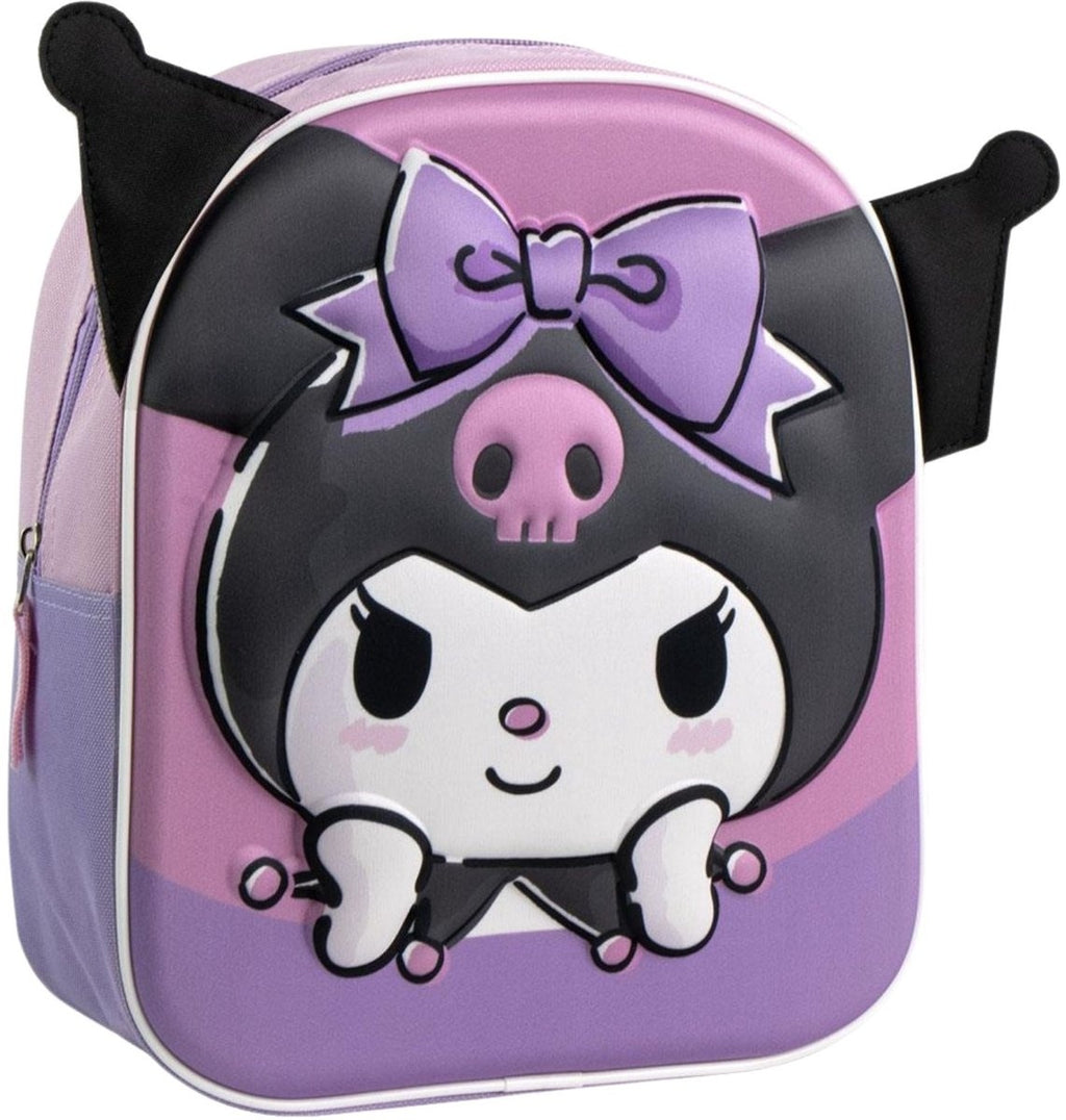 Cerda group hello kitty kuromi 3d-kinderrugzak paars