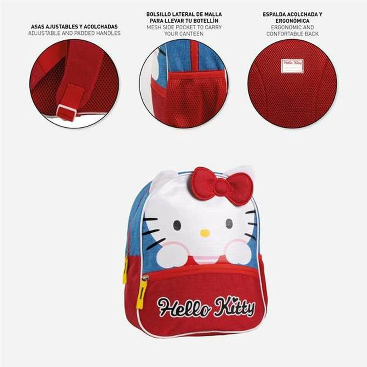 Schoolrugzak hello kitty blauw