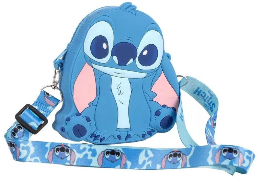 Lilo en stitch schoudertas buddy silicone 14 cm
