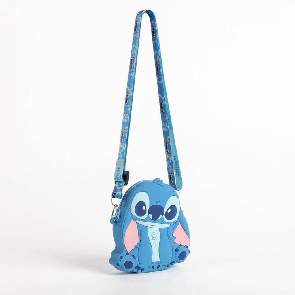 Lilo en stitch schoudertas buddy silicone 14 cm