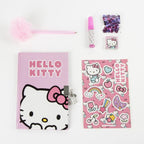 Hello kitty dagboek cadeauset meisjes – met slot, pen en accessoires