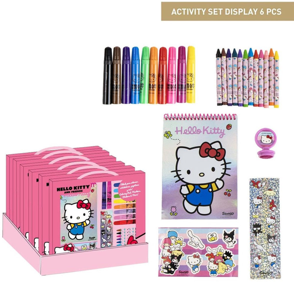 Hello kitty friends schrijfwarenset