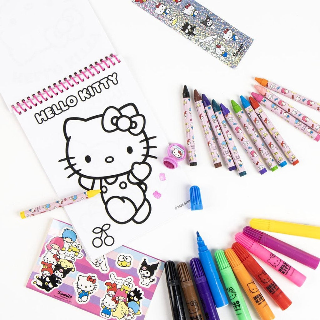 Hello kitty friends schrijfwarenset