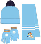 3-delige bluey sjaal set