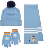 3-delige bluey sjaal set