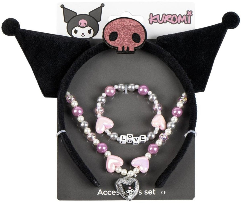 Sieradenkit hello kitty zwart 3 onderdelen