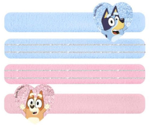 Bluey heart 4-delige haarelastiekset