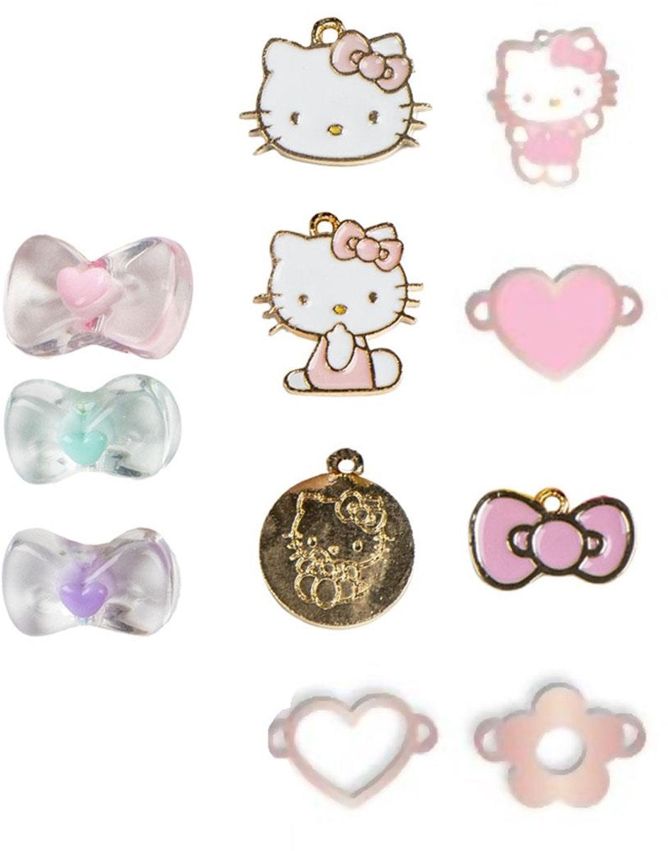 Hello kitty armbandjes maken set – diy kralen set – 1000+ kralen – knutselen meisjes en jongens – creatief speelgoed