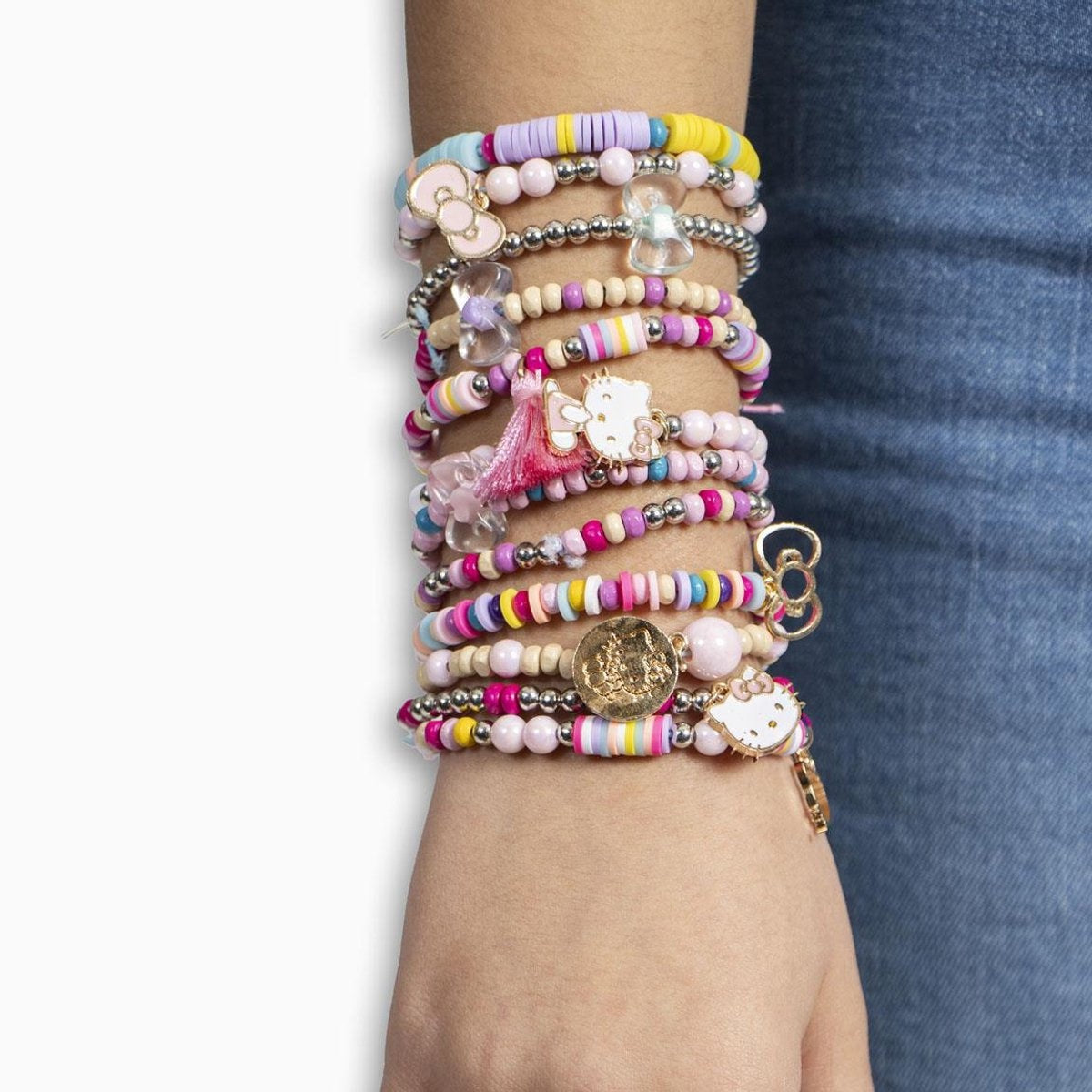 Hello kitty armbandjes maken set – diy kralen set – 1000+ kralen – knutselen meisjes en jongens – creatief speelgoed