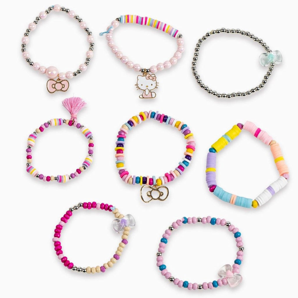 Hello kitty armbandjes maken set – diy kralen set – 1000+ kralen – knutselen meisjes en jongens – creatief speelgoed