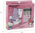 Hello kitty diy armbandjes en sleutelhangers set – 250+ kralen – inclusief bedels, koorden, clips en telefoonhanger – knutselset kinderen