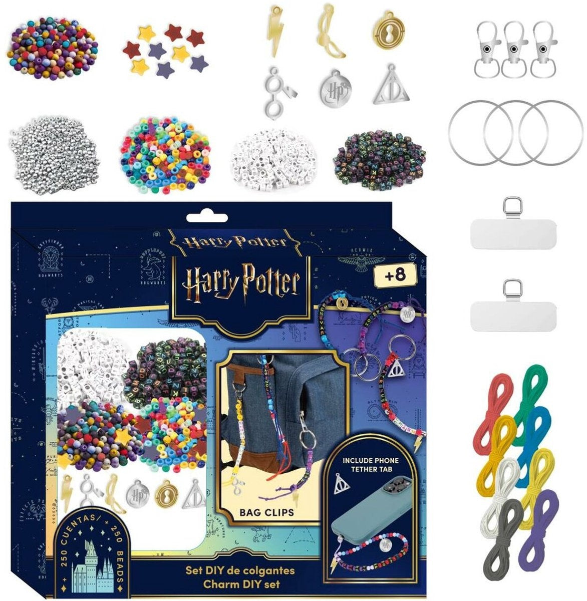 Harry Potter knutselset kinderen – diy kralen, armbandjes en sleutelhangers maken set jongens en meisjes