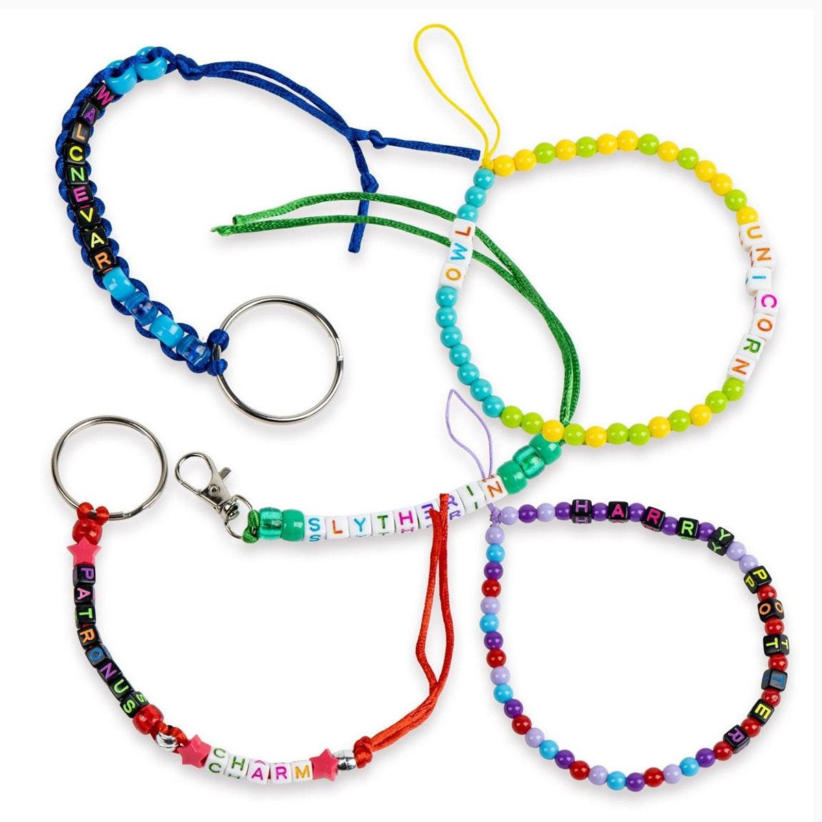 Harry Potter knutselset kinderen – diy kralen, armbandjes en sleutelhangers maken set jongens en meisjes